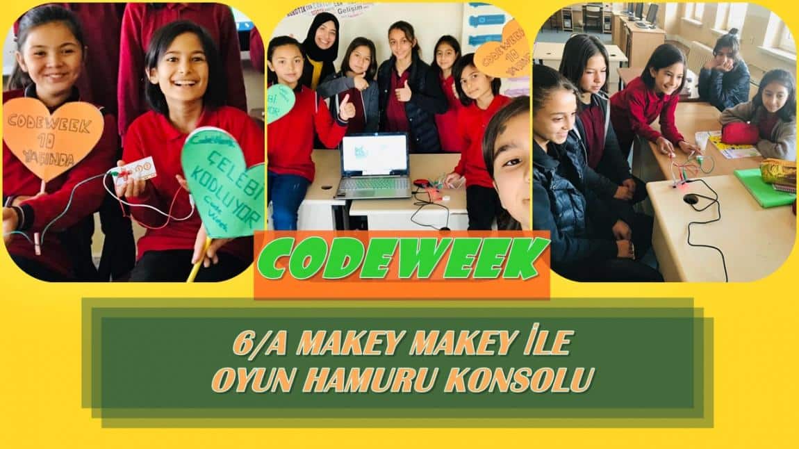 Codeweek Etkinlikleri: Makey Makey ile Oyun Hamuru Konsolu